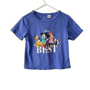 H&M Blue/ Purple  Disney Character Kids Tee 3/4 Years